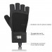 Men's Padded Genuine Leather Weight Lifting Gloves with 18" Adjustable Wrist Support for Gym Workout GG-094 